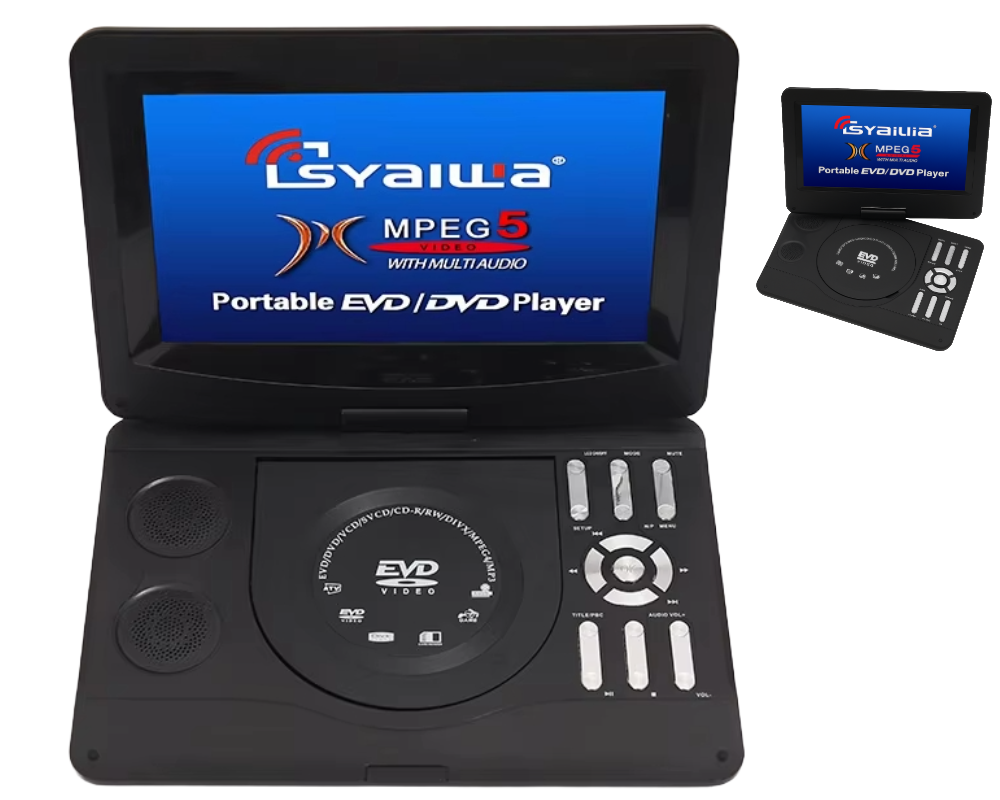 10.1" Portable DVD Player HD TV Home & Car DVD Player
