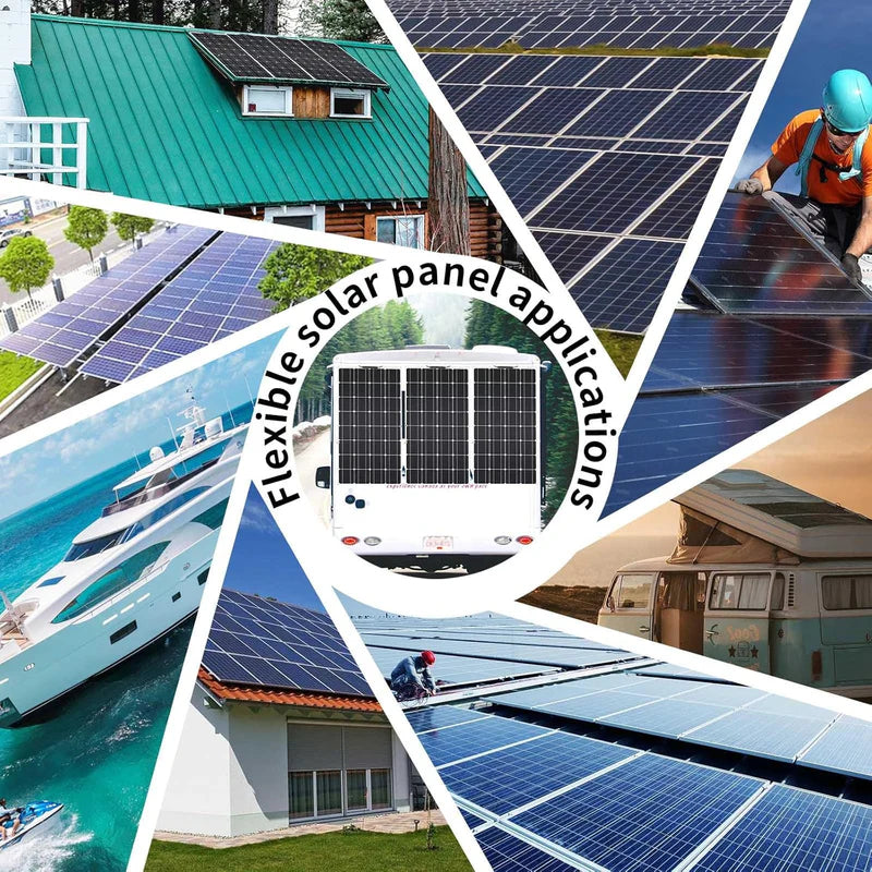 150W Flexible Solar Panel Combo
