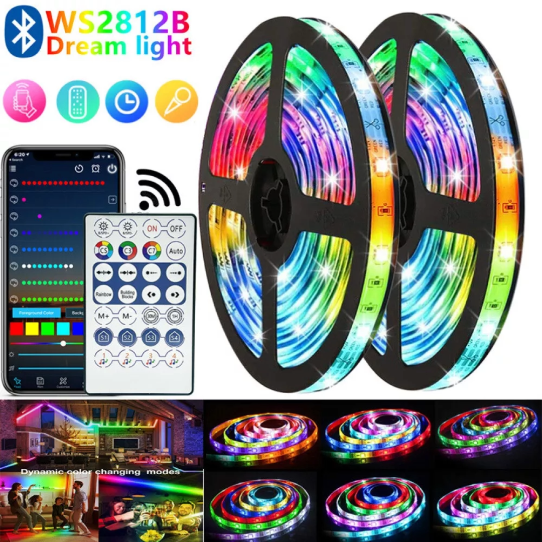 15m LED Strip Light RGB Bluetooth Control