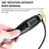 Cordless Skipping Digital Jump Rope (Black/Grey)