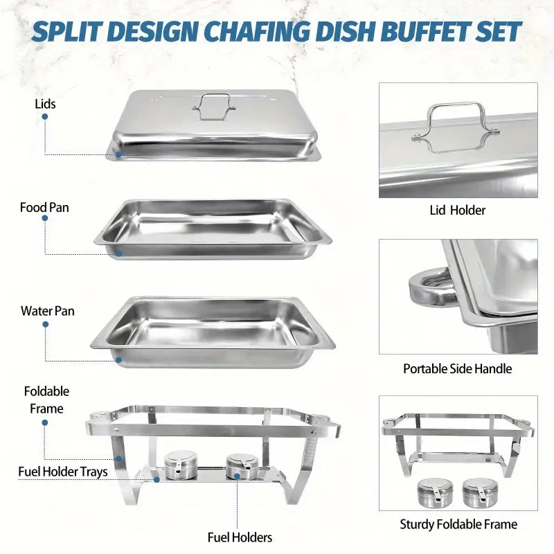 11L Chafing Dish Buffet Food Warmer