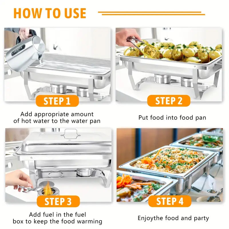 11L Chafing Dish Buffet Food Warmer