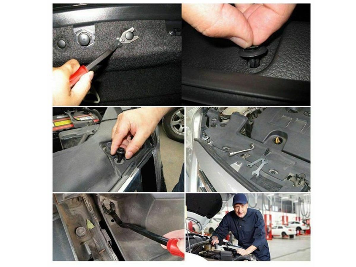 635pcs Car Body Trim Clips Retainer Bumper Rivets Fastener Kit