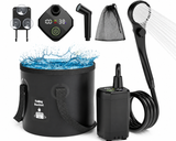 Portable Shower Kit Camping Shower Kit with Bucket