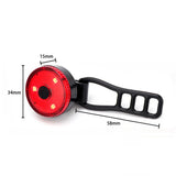 Bike Taillight - USB Rechargeable Cycling Saddle Rear Light for Safety
