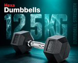 Hexagonal Dumbbell Set 12.5Kg Each