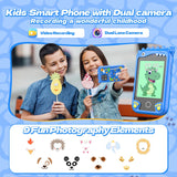 2.8Inch Touchscreen Learning Play Toy Phone With Dual Camera Smart Phone For Girl Boy With 8G SD Card