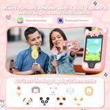 2.8Inch Touchscreen Learning Play Toy Phone With Dual Camera Smart Phone For Girl Boy With 8G SD Card