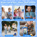2.8Inch Touchscreen Learning Play Toy Phone With Dual Camera Smart Phone For Girl Boy With 8G SD Card