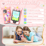 2.8Inch Touchscreen Learning Play Toy Phone With Dual Camera Smart Phone For Girl Boy With 8G SD Card
