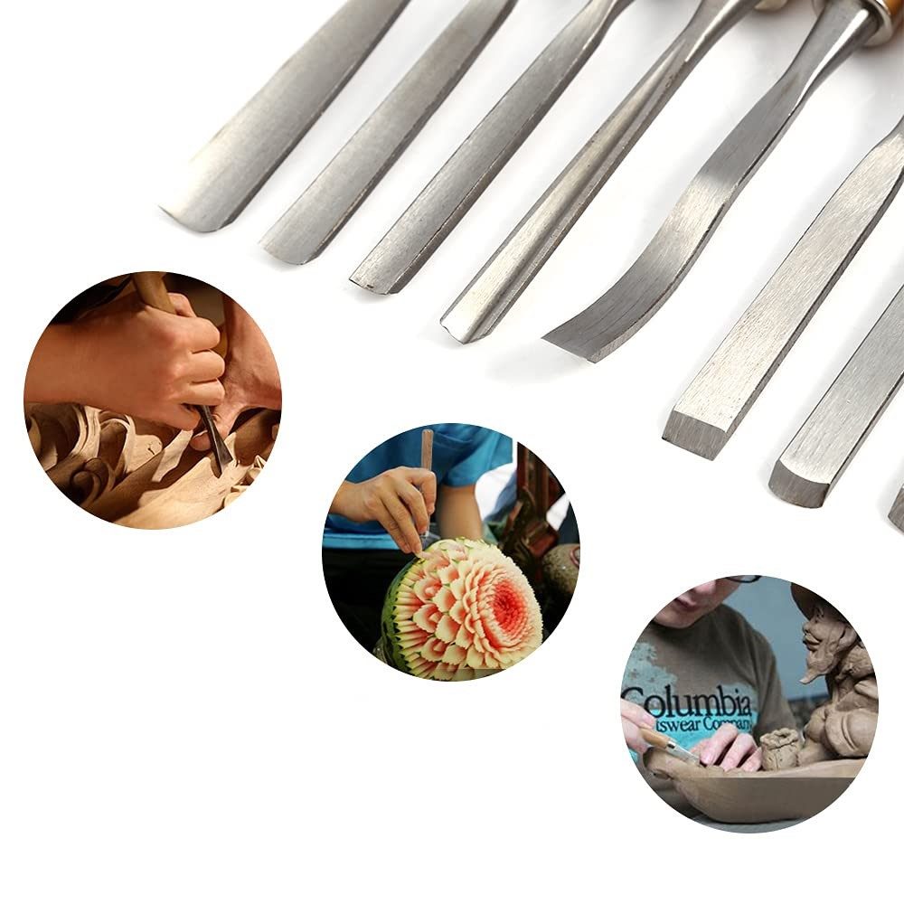 12pcs Wood Carving Carpentry Set