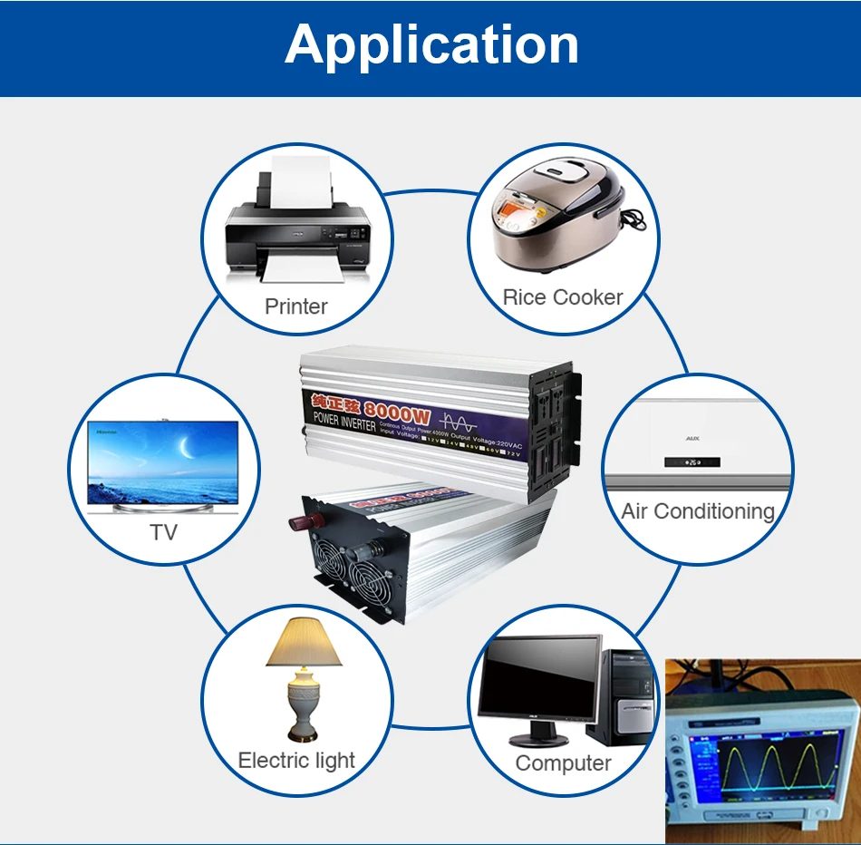 Pure Sine Wave Inverter 8000W