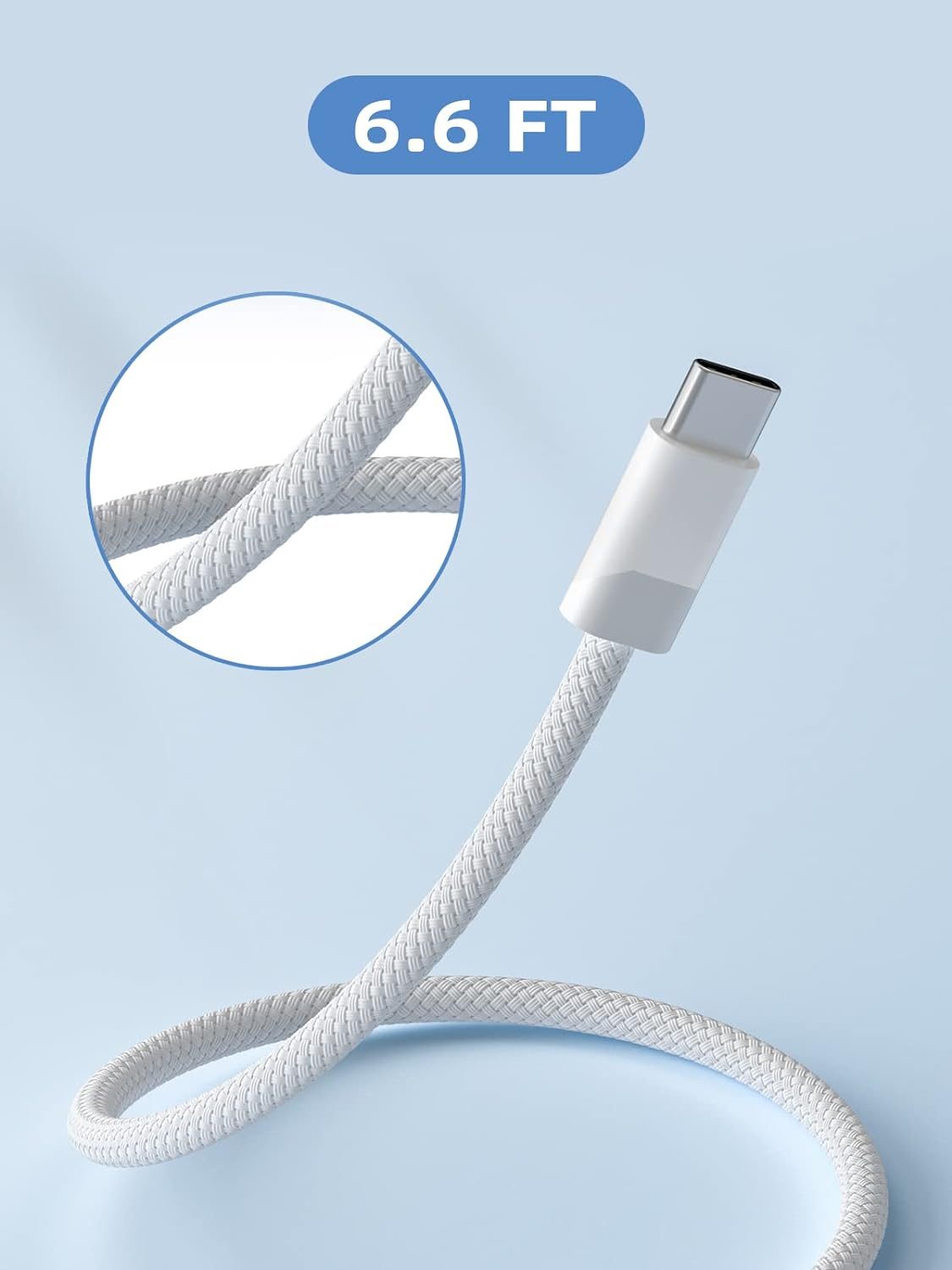 USB C to MagSafe 2 Nylon Charging Cable For Macbook Air / Macbook Pro Replacement
