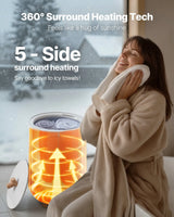 20L Towel Warmer Bucket With Led Screen Drying Function & Timer
