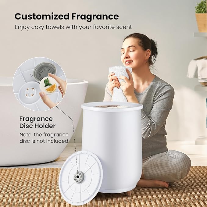 20L Towel Warmer Bucket With Led Screen Drying Function & Timer