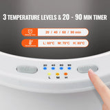 20L Towel Warmer Bucket With Led Screen Drying Function & Timer