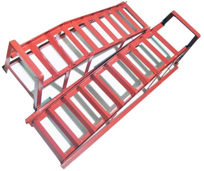 Car Ramps Pair 2000kg Ramp Red
