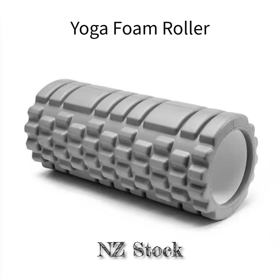 Yoga Foam Roller Physio Back Training Exercise Massage (Grey)