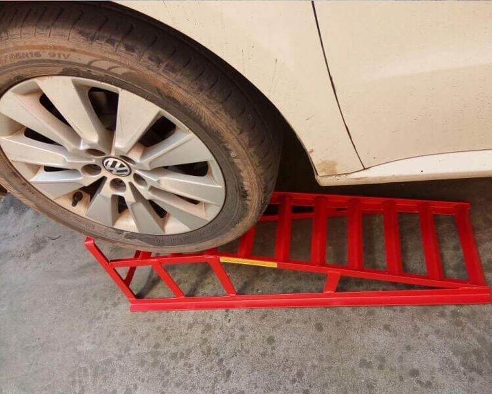 Car Ramps Pair 2000kg Ramp Red