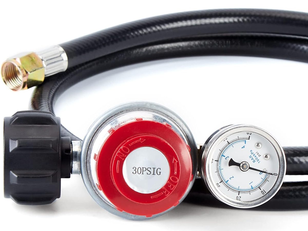 High Pressure Propane Regulator Hose Gauge