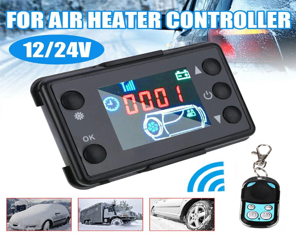 Diesel Air Heater system Monitor LCD Switch With Remote