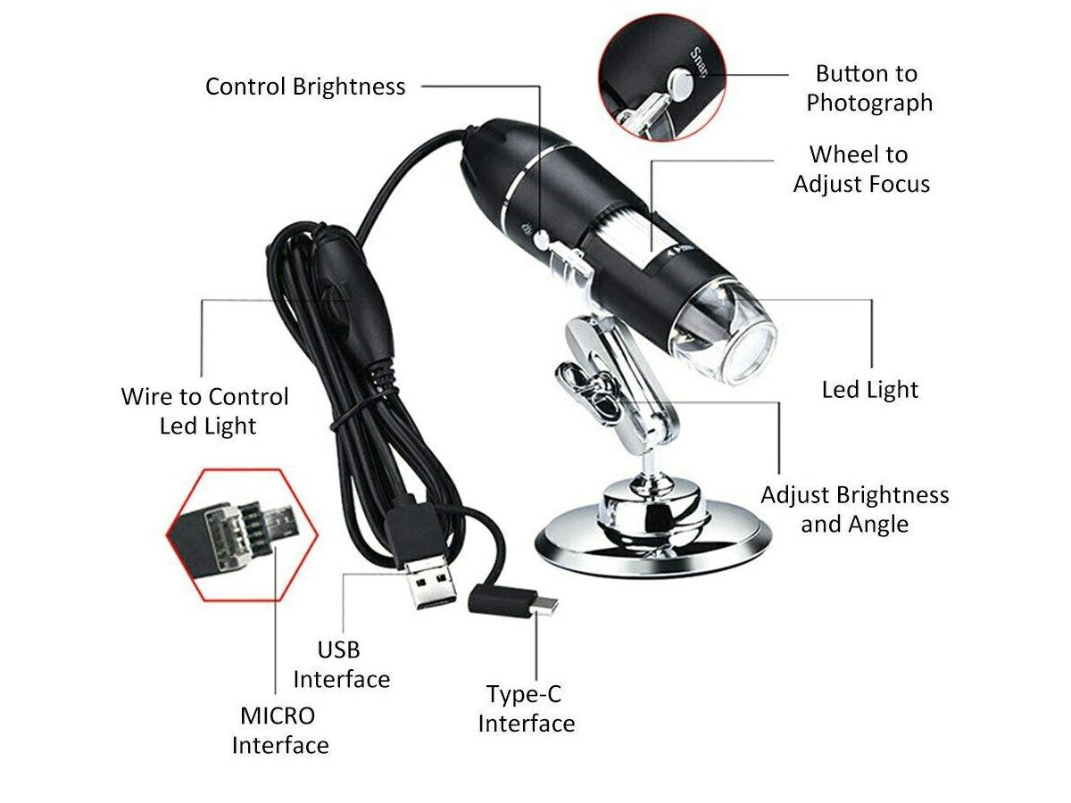 Digital Microscope 1600x
