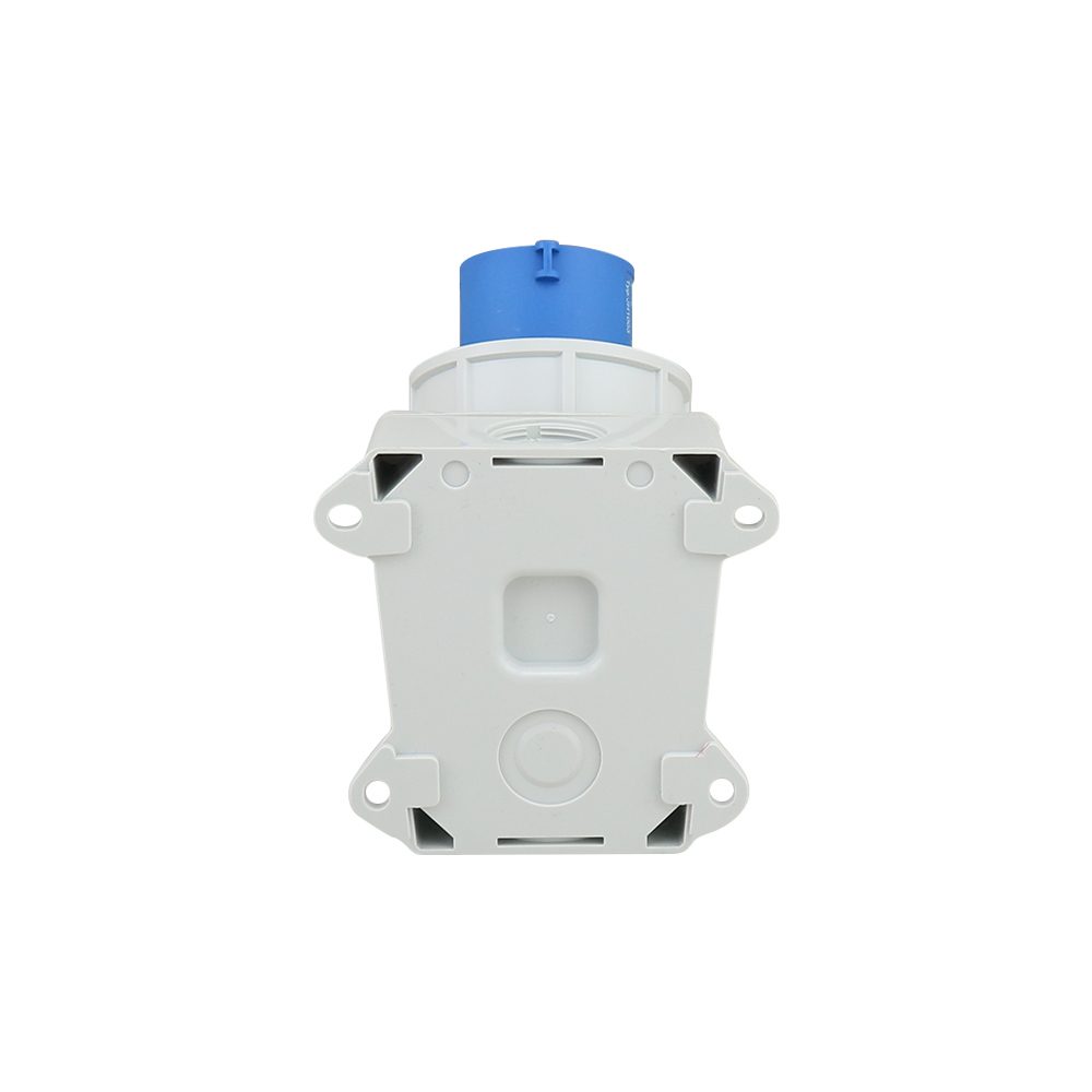 Caravan Lead Connector Male White 16A IP67