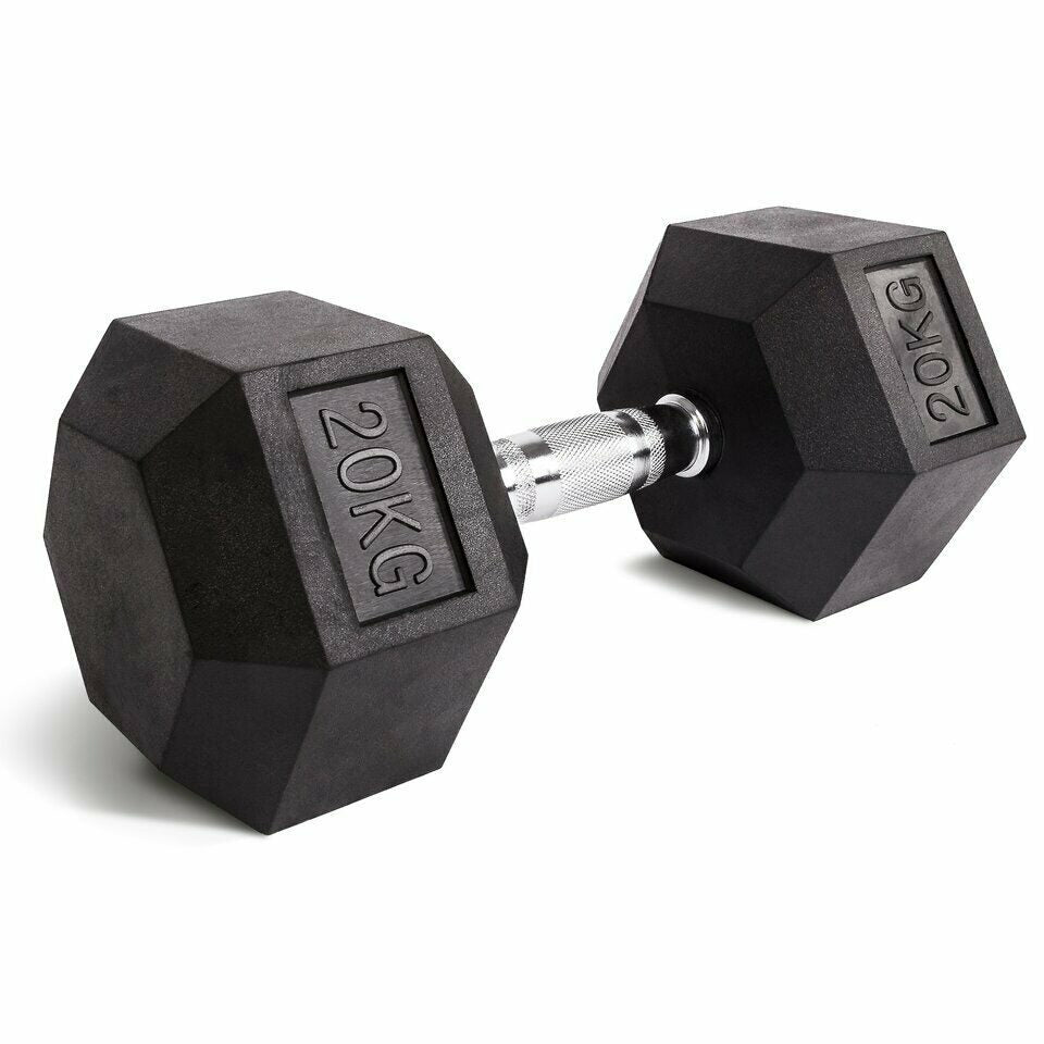 Hexagonal Dumbbell Hex Set 20Kg Each