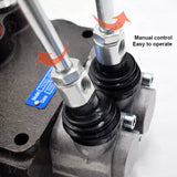 2 Spool Hydraulic Directional Control Valve 11 Gpm double acting cylinder spool