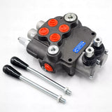 2 Spool Hydraulic Directional Control Valve 11 Gpm double acting cylinder spool