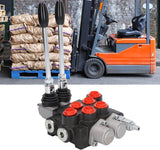 2 Spool Hydraulic Directional Control Valve 11 Gpm double acting cylinder spool
