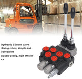 2 Spool Hydraulic Directional Control Valve 11 Gpm double acting cylinder spool