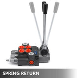 2 Spool Hydraulic Directional Control Valve 11 Gpm double acting cylinder spool