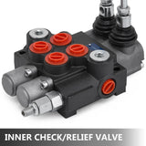 2 Spool Hydraulic Directional Control Valve 11 Gpm double acting cylinder spool