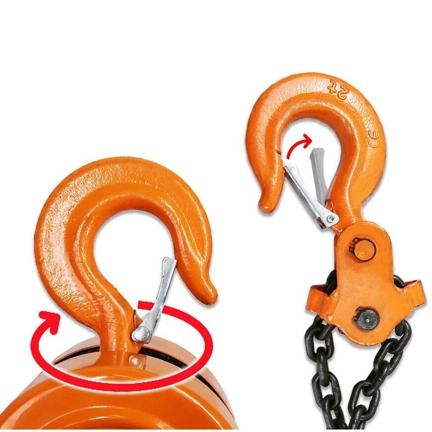 2T Chain Block & Tackle Hoist 3M