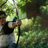 40lbs Archery High Strength Hunting Recurve Bow (Black)