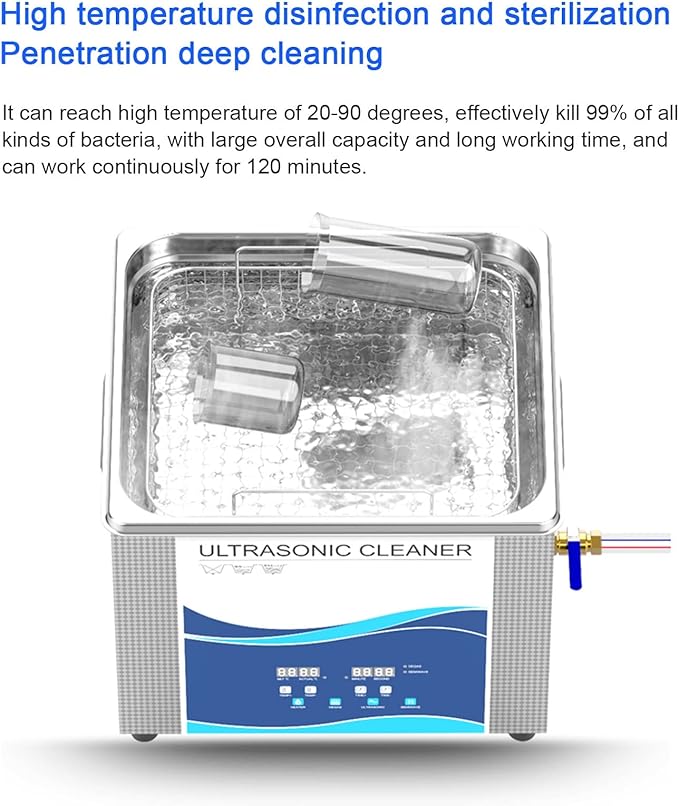 3.2L Heated Ultrasonic Cleaner for Jewelley