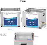 3.2L Heated Ultrasonic Cleaner for Jewelley
