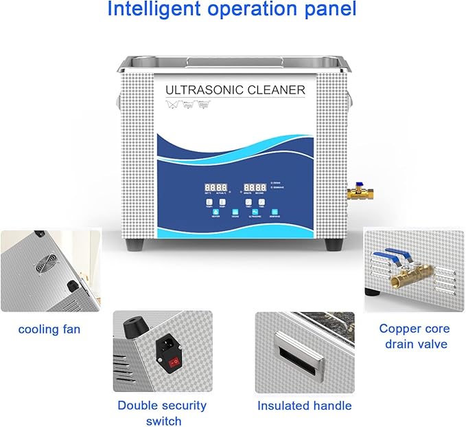 3.2L Heated Ultrasonic Cleaner for Jewelley