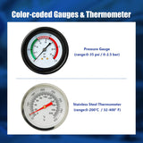 34pcs Radiator Pump Cooling System Pressure Tester Vacuum Purge Kit