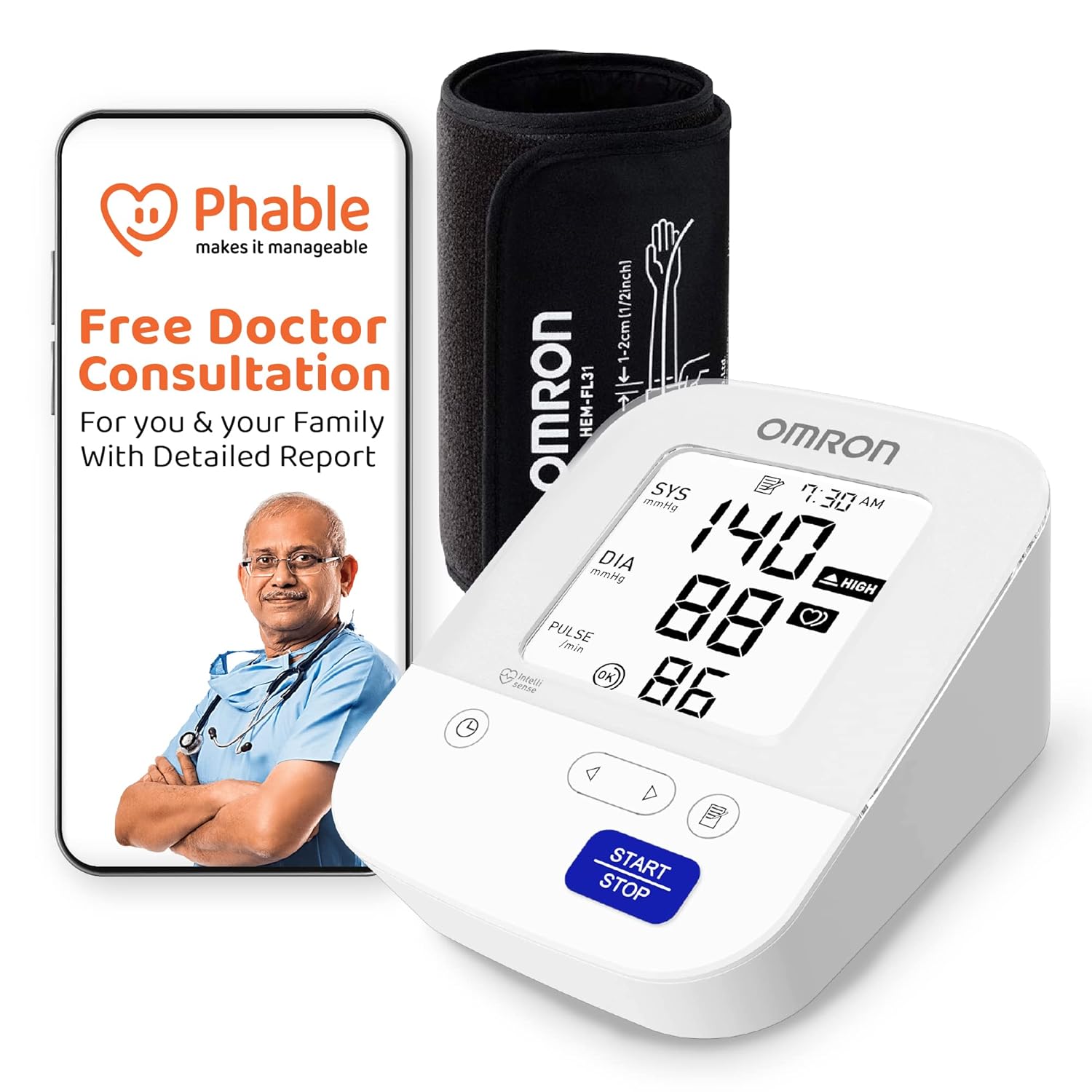 Omron Blood Pressure Monitor HEM-7156