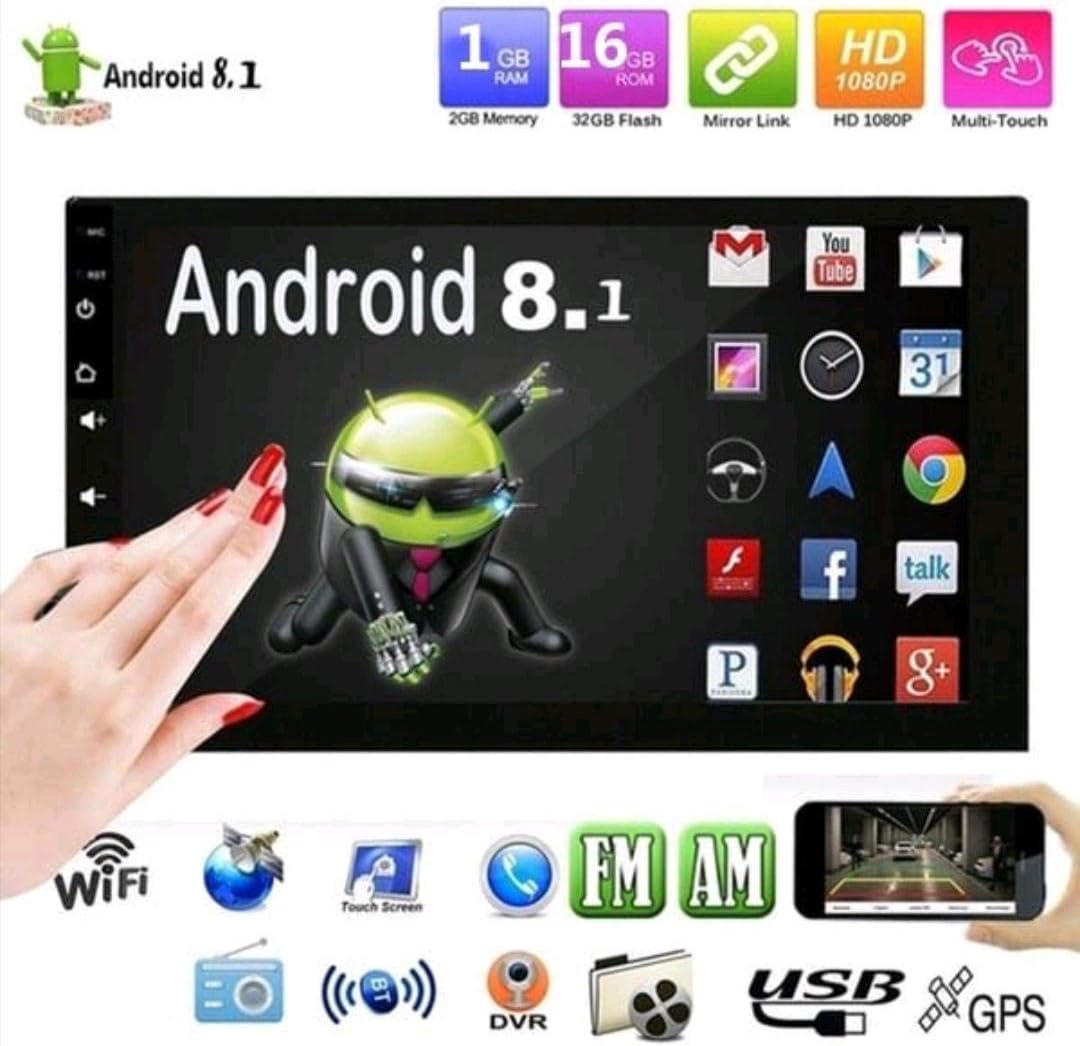 7" Car Stereo With Reverse camera