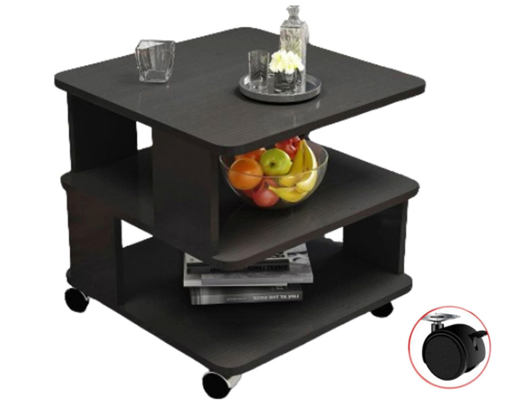 Coffee Table Side Table with Wheels