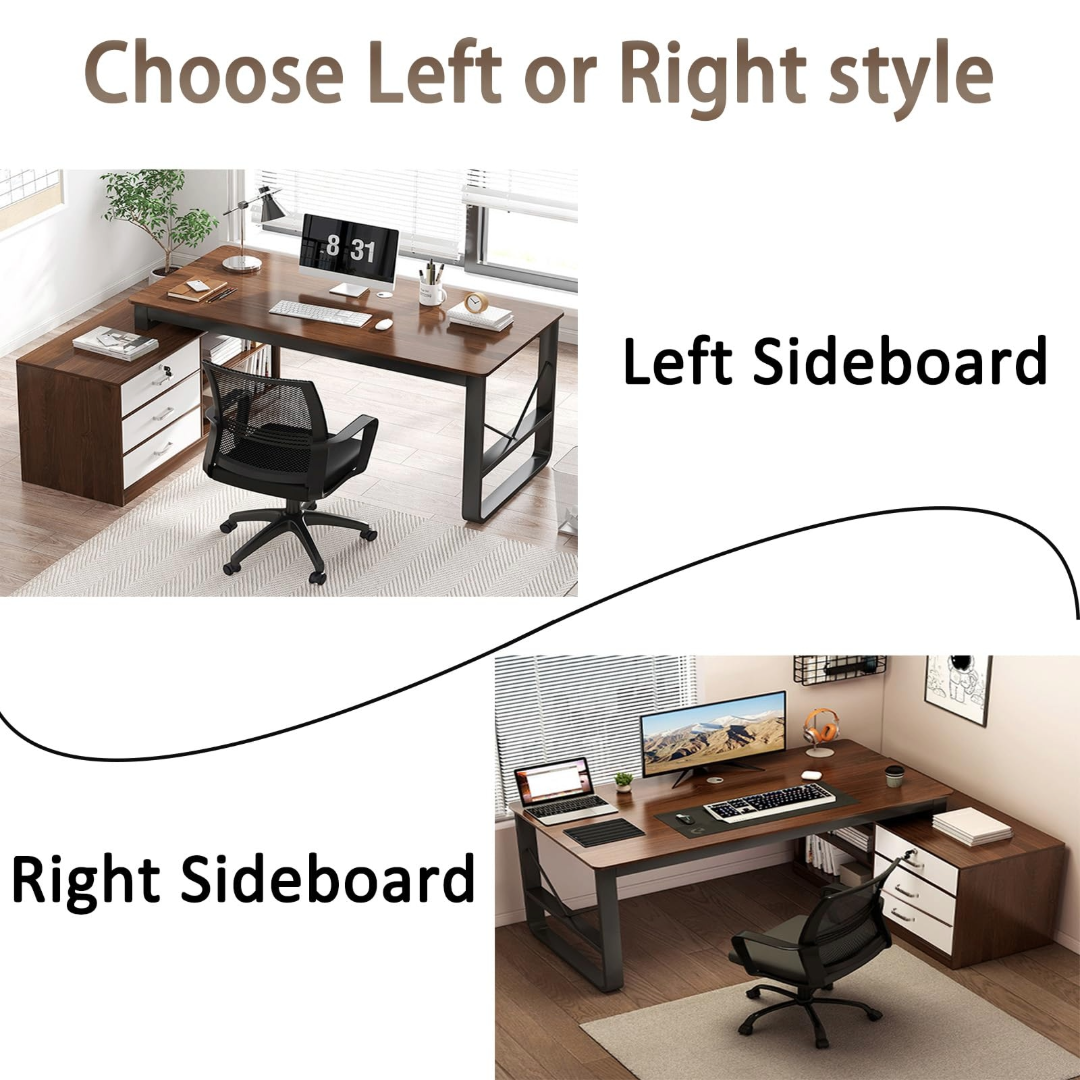 Computer Desk Office Desk Table 140cm
