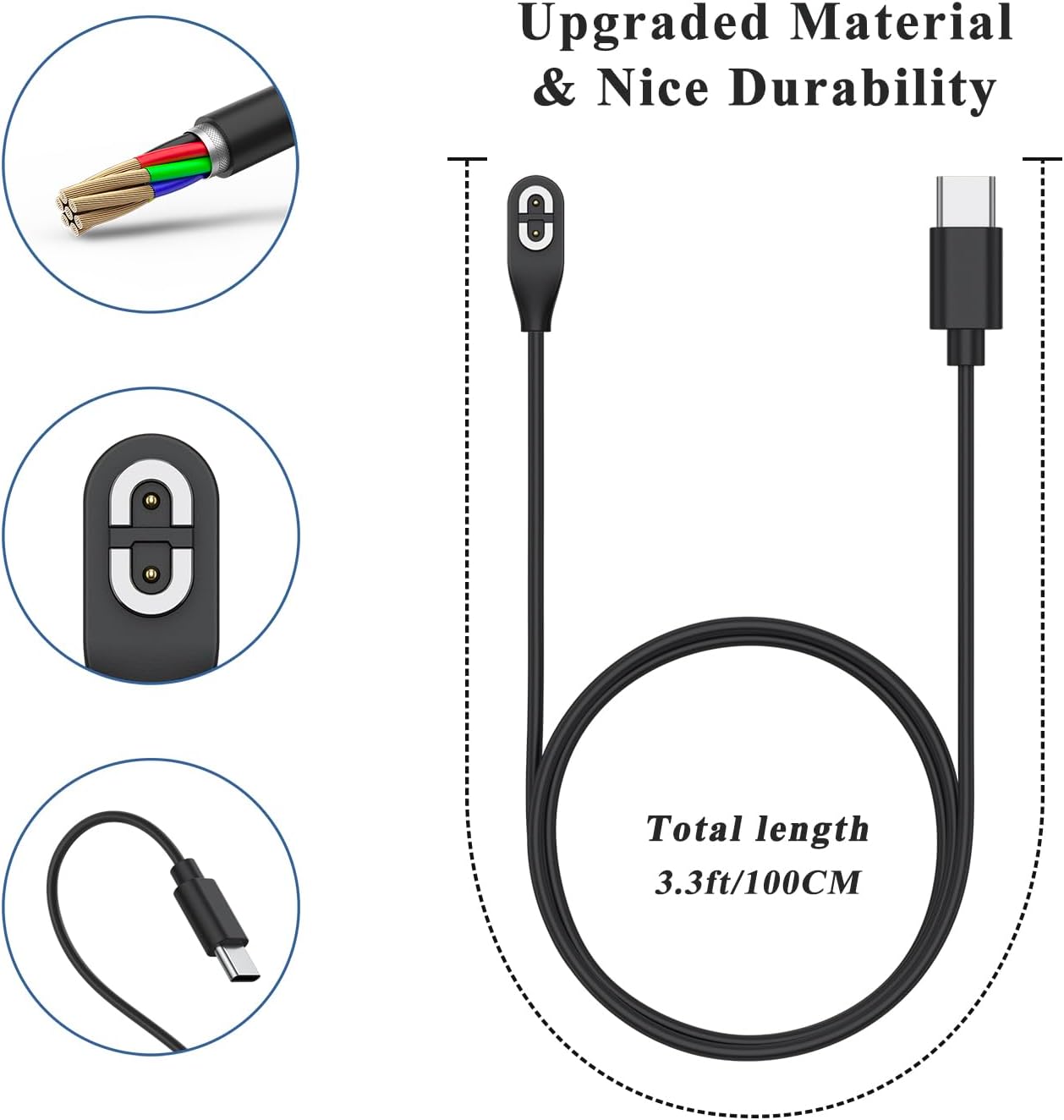 Shokz USB C Charging Data Cable Replacement