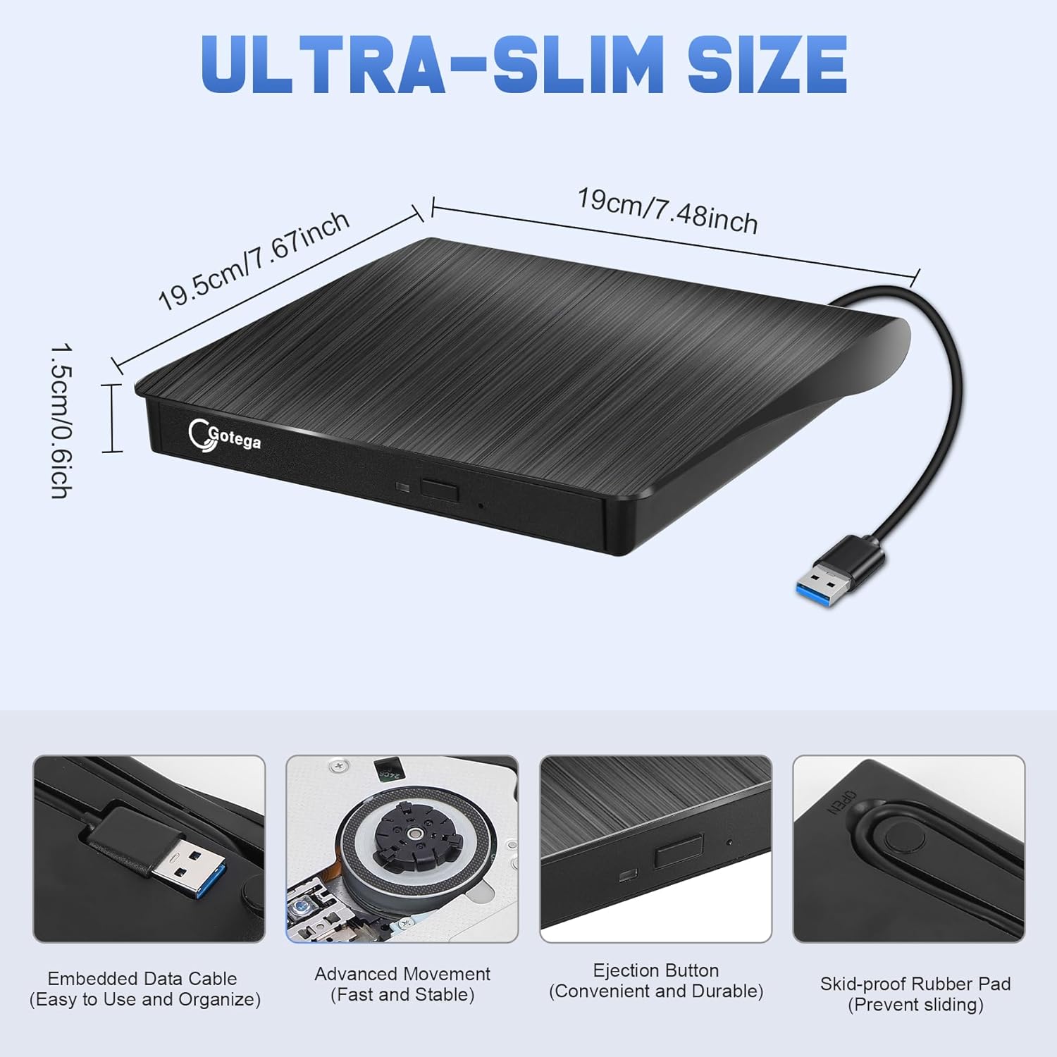 External DVD Drive CD/DVD Writer