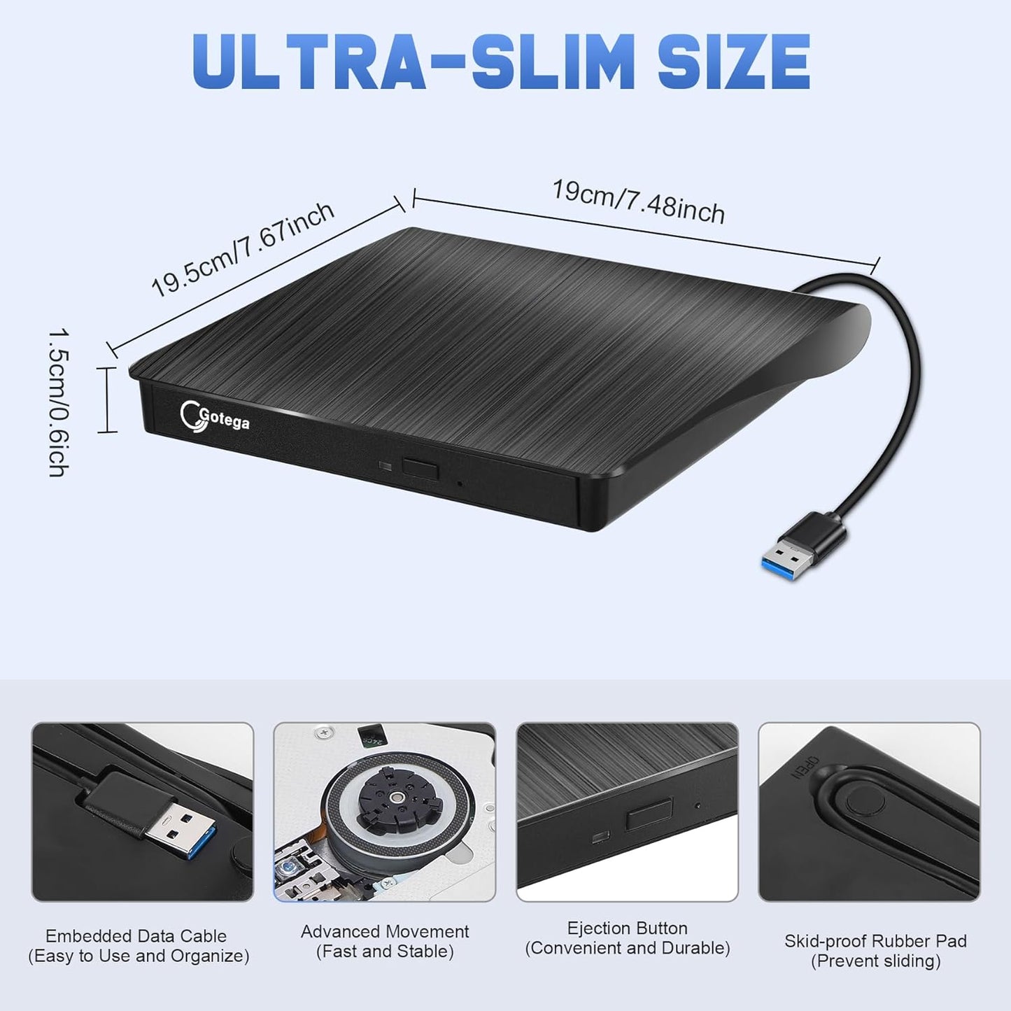 External DVD Drive CD/DVD Writer