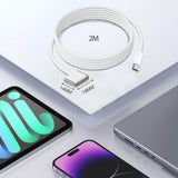 USB C to MagSafe 2 Nylon Charging Cable For Macbook Air / Macbook Pro Replacement