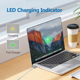 USB C to MagSafe 2 Nylon Charging Cable For Macbook Air / Macbook Pro Replacement