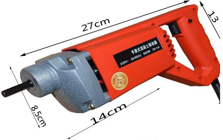 850W Portable Handheld Electric Concrete Cement Mixing with Flexible Hose